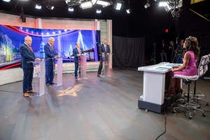 Congressmen Ralph Norman and Russell Fry, former Gov. and Congressman Mark Sanford, and businessman Mark Lynch took the stage in Mount Pleasant, SC before voters head to the polls in a special Republican primary.