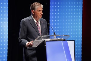 Incumbent Gov. Dan McKee and his challenger, former CVS executive Helena Foulkes, went head-to-head in an hour-long, commercial-free debate moderated by Target 12 Chief Investigative Reporter Tim White and 12 News Politics Editor Ted Nesi at Rhode Island College.