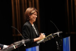 Incumbent Gov. Dan McKee and his challenger, former CVS executive Helena Foulkes, went head-to-head in an hour-long, commercial-free debate moderated by Target 12 Chief Investigative Reporter Tim White and 12 News Politics Editor Ted Nesi at Rhode Island College.